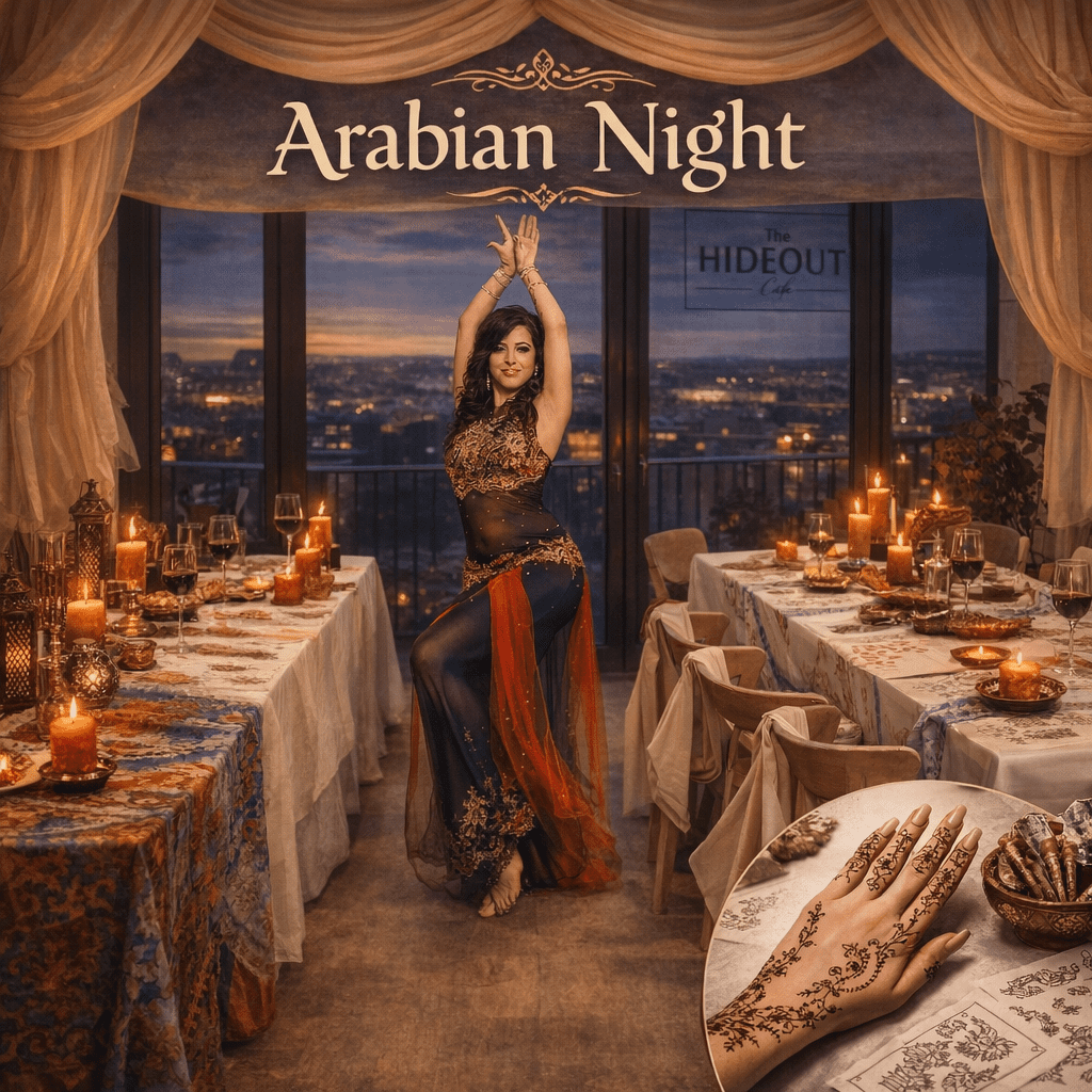 Arabian night at The Hideout Cafe