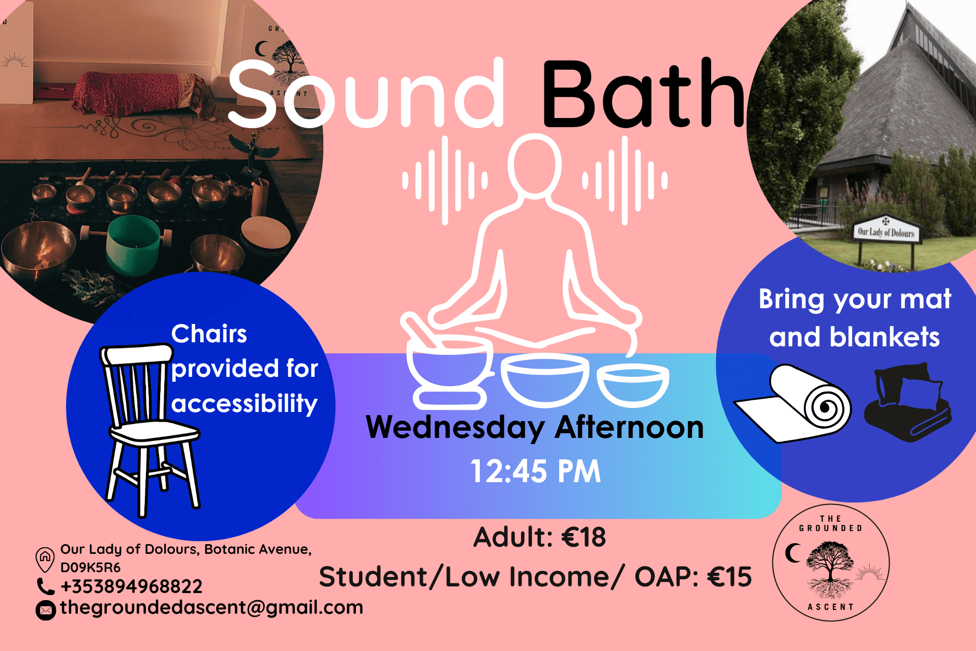 DoStuff Listing Afternoon Sound Bath in Glasnevin